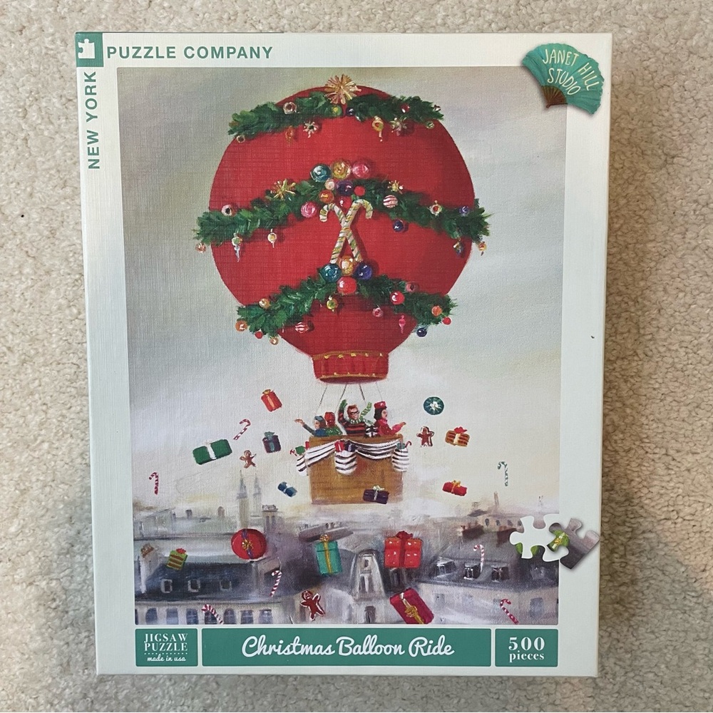 New York Puzzle Company 'Christmas Balloon Ride' Puzzle, 500 Pieces